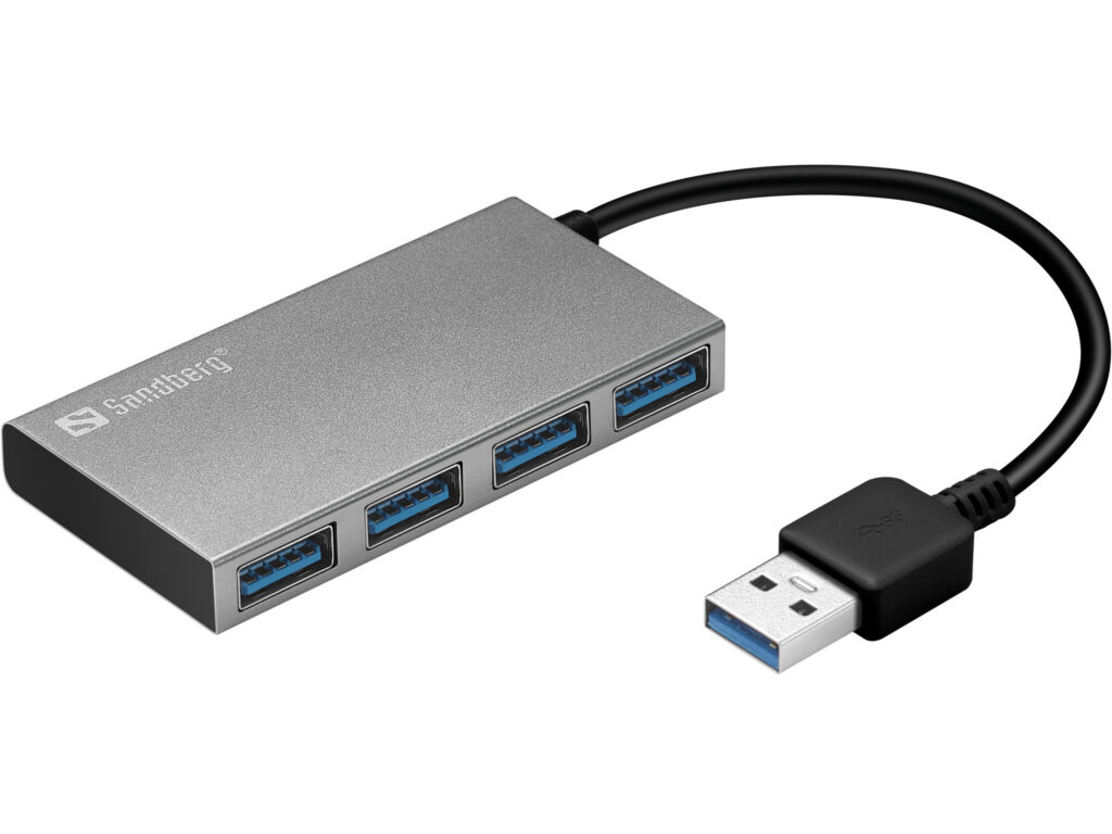 Sandberg USB 3.0 Pocket Hub 4-porttinen USB-keskitin