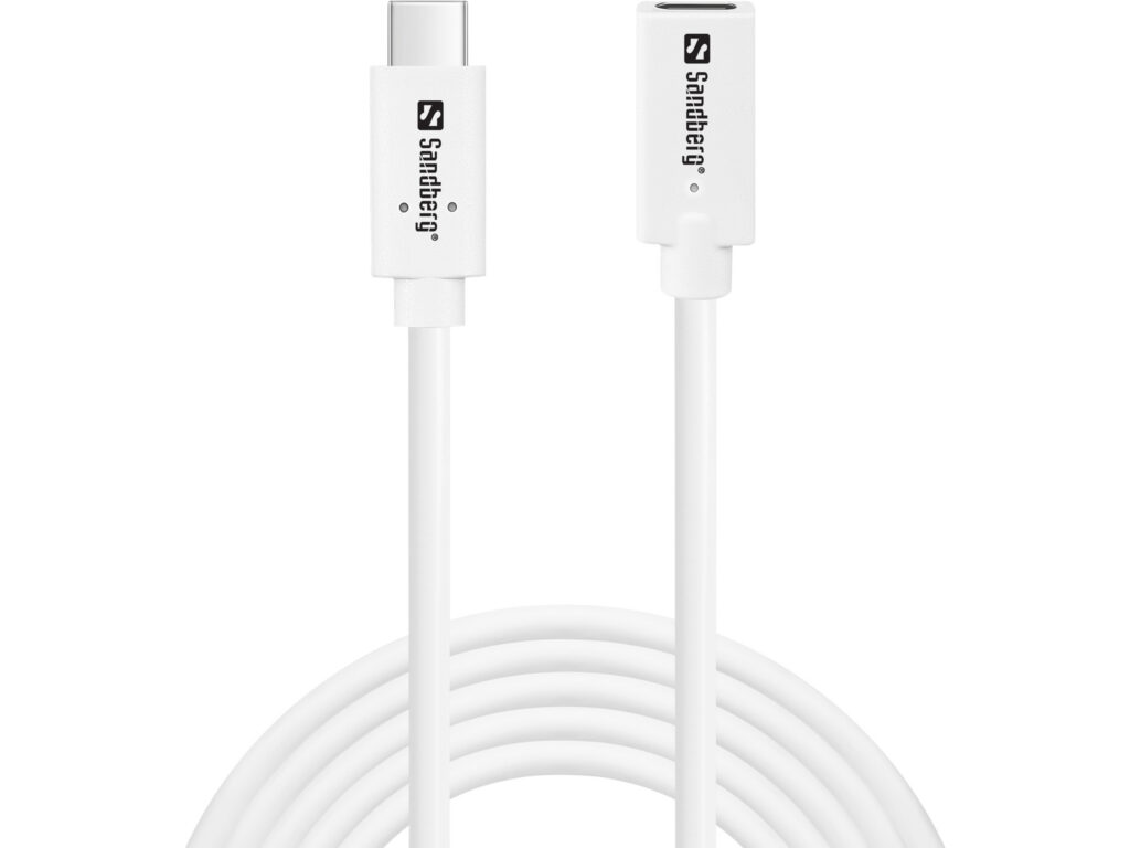 Sandberg USB-C-jatkokaapeli 100 W, 2 m