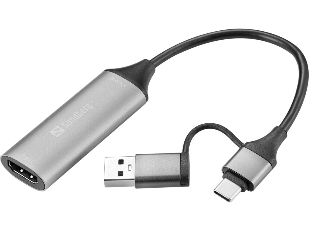 Sandberg HDMI Capture Link to USB-C/A videokaappari
