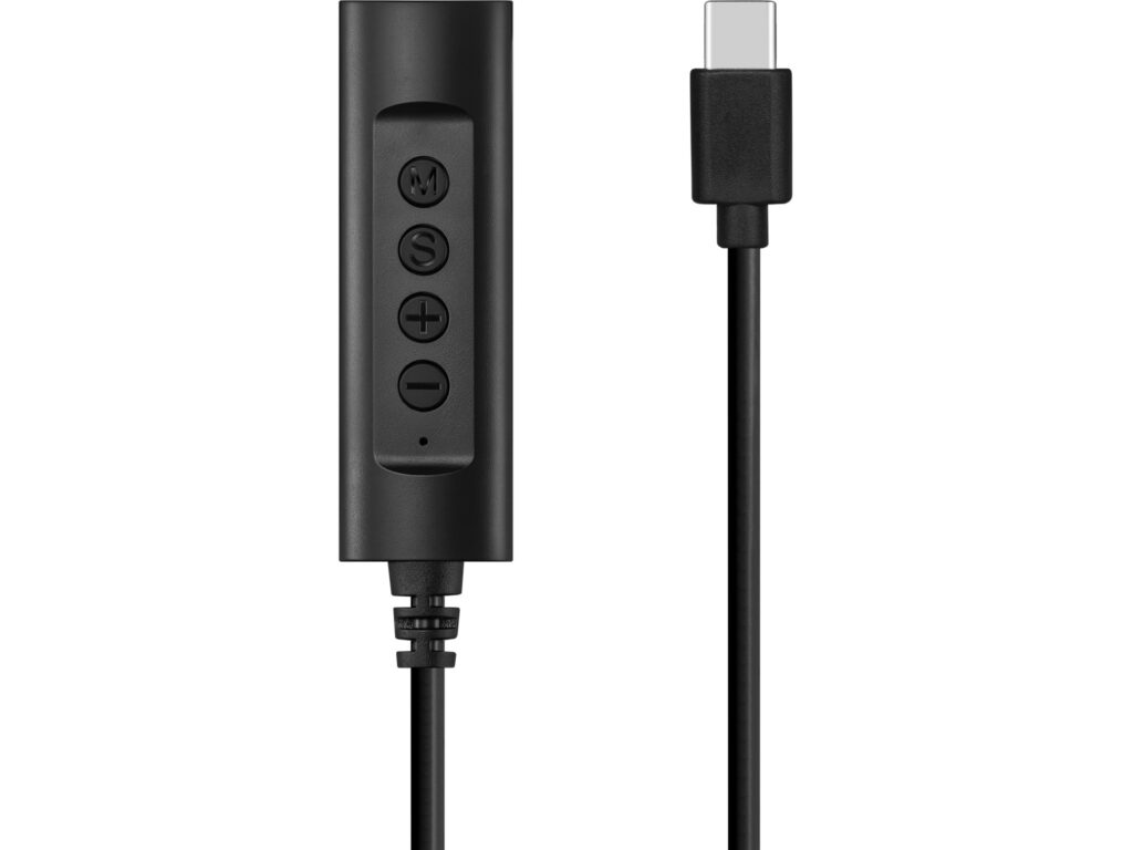 Sandberg Headset USB-C Controller sovitinkaapeli kuulokkeille