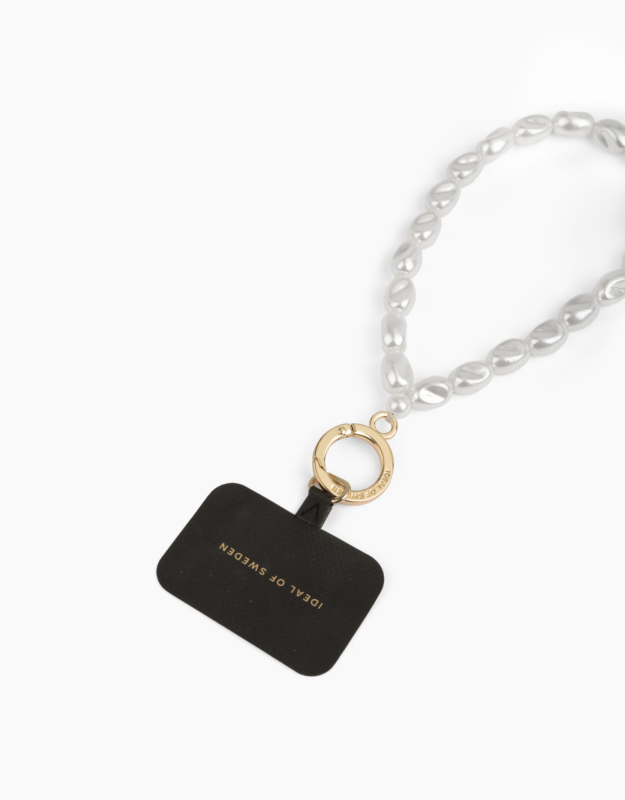 IDEAL OF SWEDEN Phone Wristlet Strap Pearl yleismallinen valkoinen rannehihna - Image 3