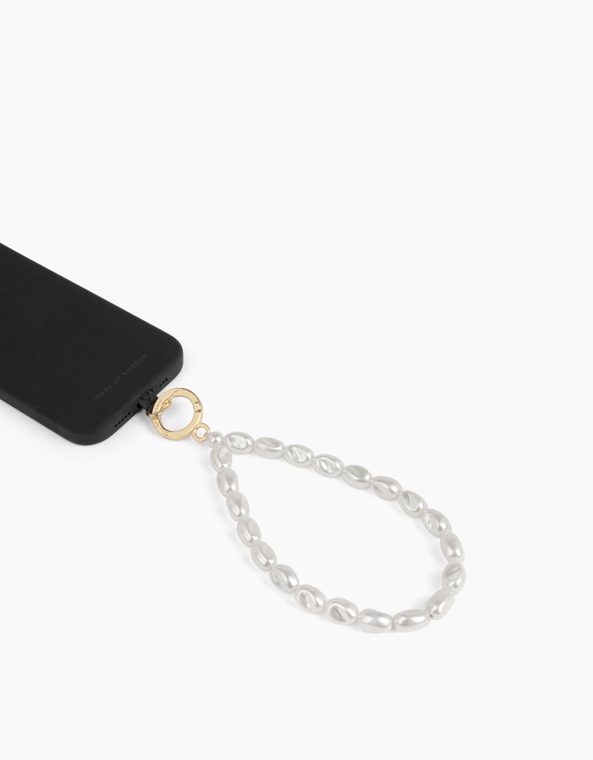 IDEAL OF SWEDEN Phone Wristlet Strap Pearl yleismallinen valkoinen rannehihna - Image 4
