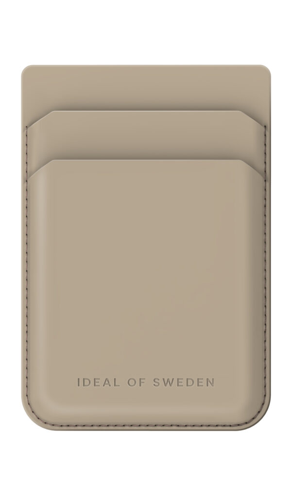 IDEAL OF SWEDEN Magnetic Card Holder MagSafe Beige magneettinen yleismallinen korttikotelo