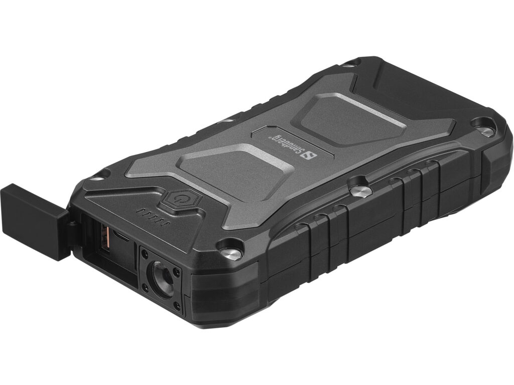 Sandberg Survivor Powerbank 20000 PD30W iskunkestävä varavirtalähde