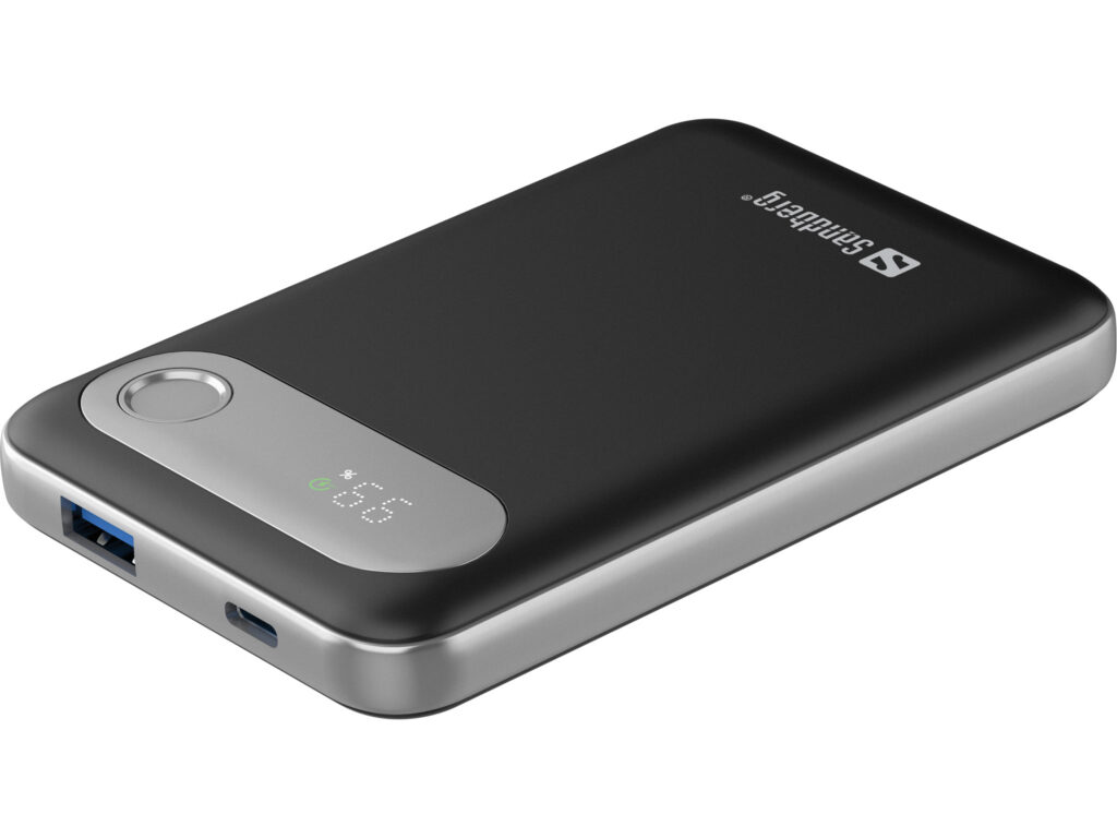 Sandberg Travel Powerbank 10000 PD20W ohut varavirtalähde