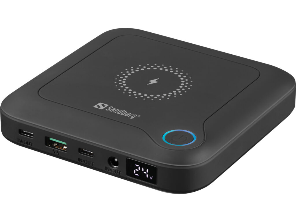 Sandberg All-in1 Laptop Powerbank 25000 varavirtalähde kannettavalle