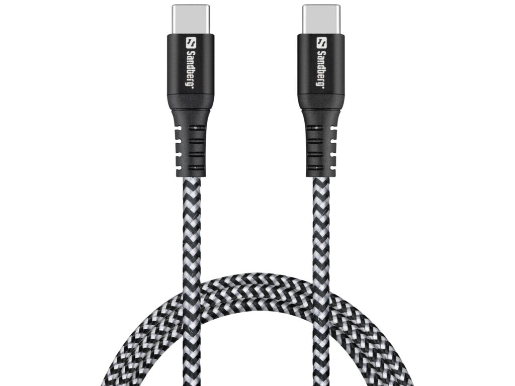 Sandberg Survivor USB-C Cable 100 W erittäin kestävä kaapeli, 1 m