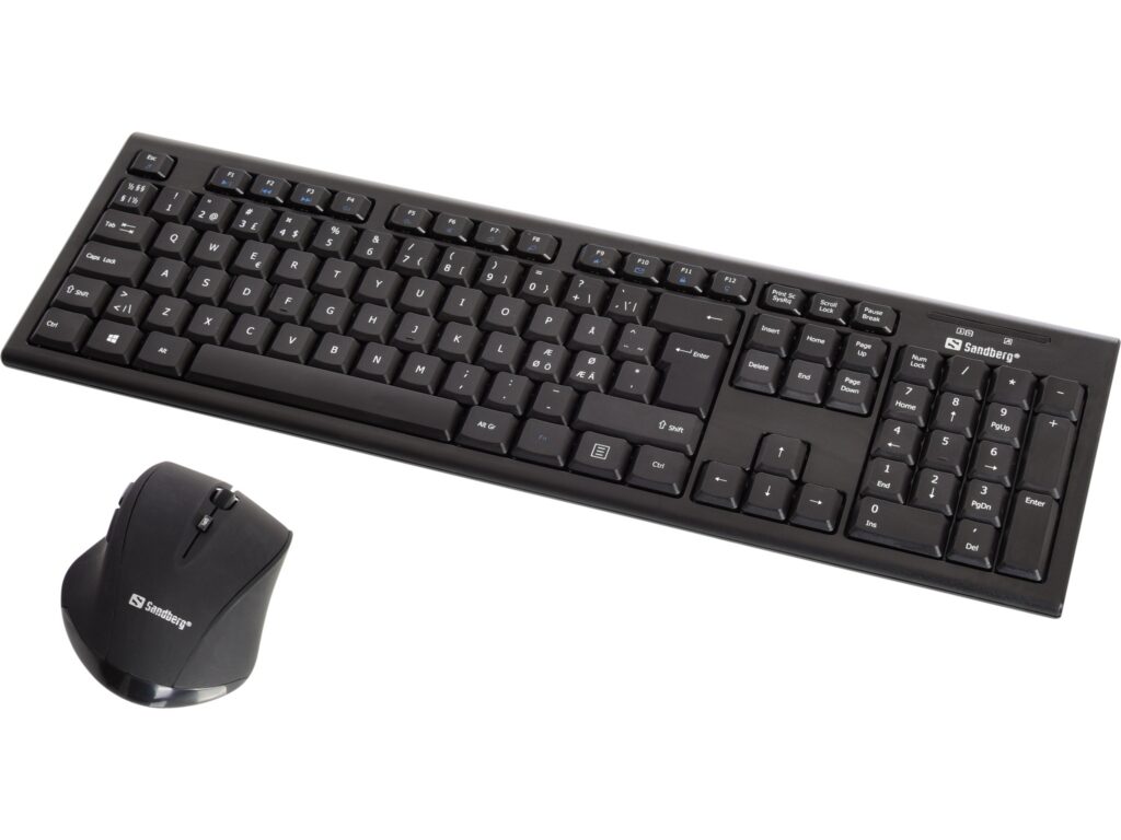 Sandberg Wireless Office Desktop Set langaton näppäimistö ja hiiri