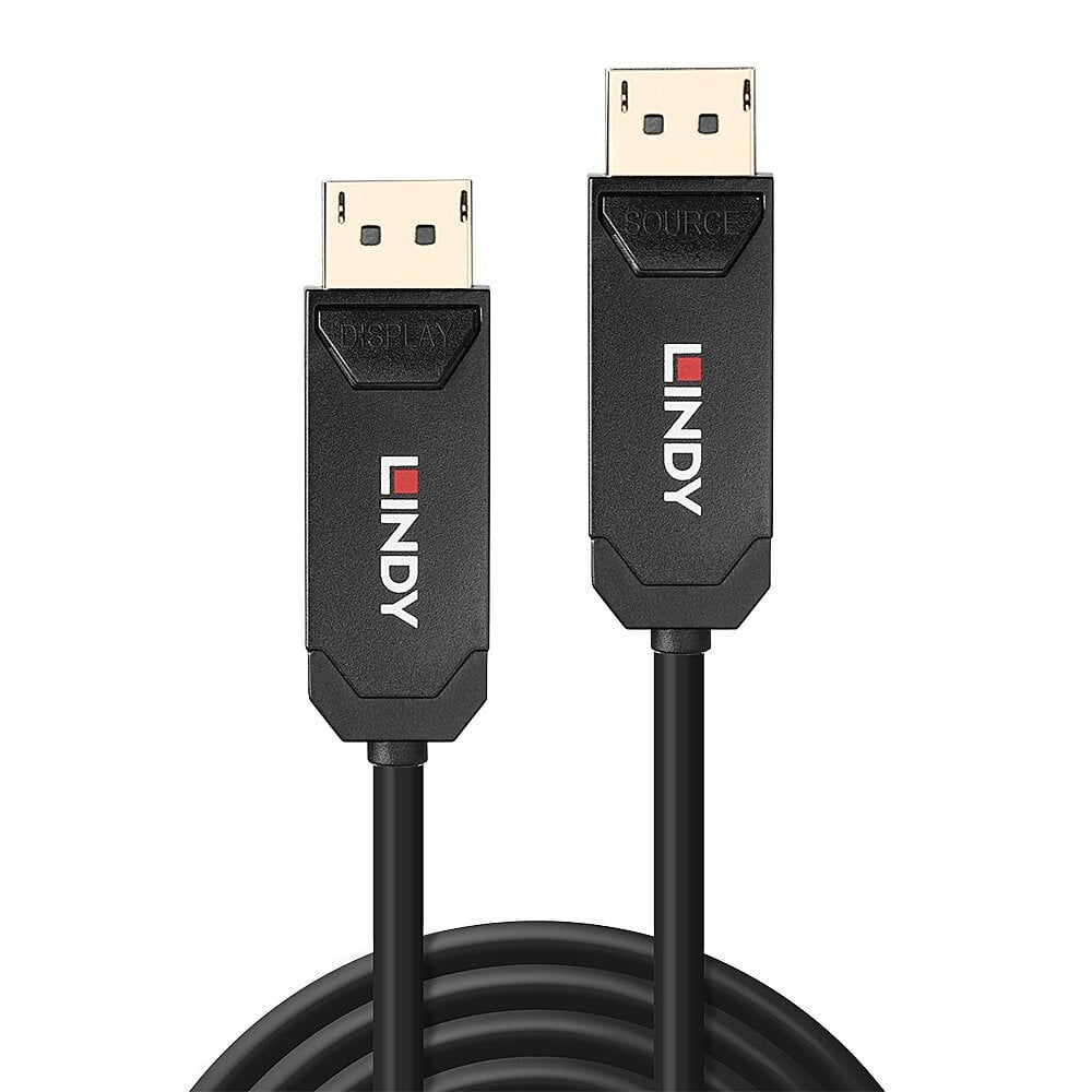 Lindy Fibre Optic Hybrid DisplayPort 2.0 UHBR10, 10 m, 40 Gbit/s -kaapeli - Image 4
