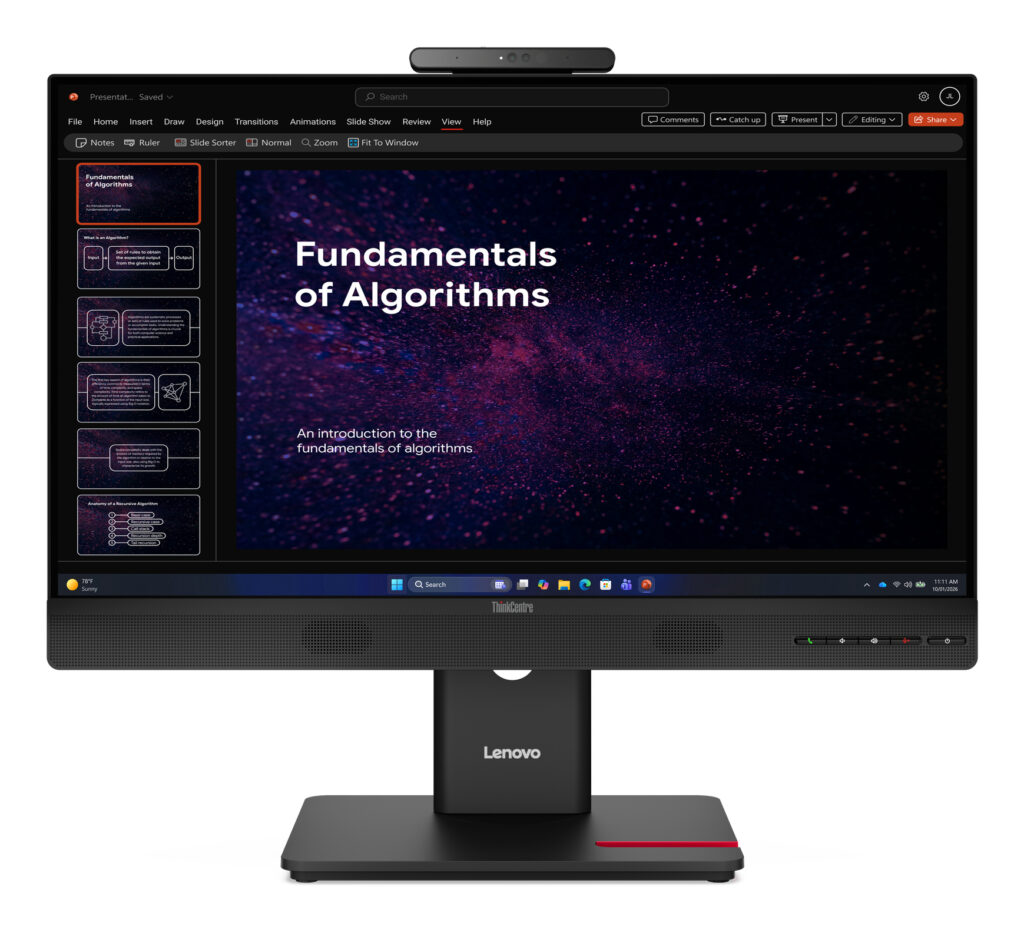 Lenovo ThinkCentre TIO24 Gen6 23,8" Full HD IPS 120 Hz näyttö