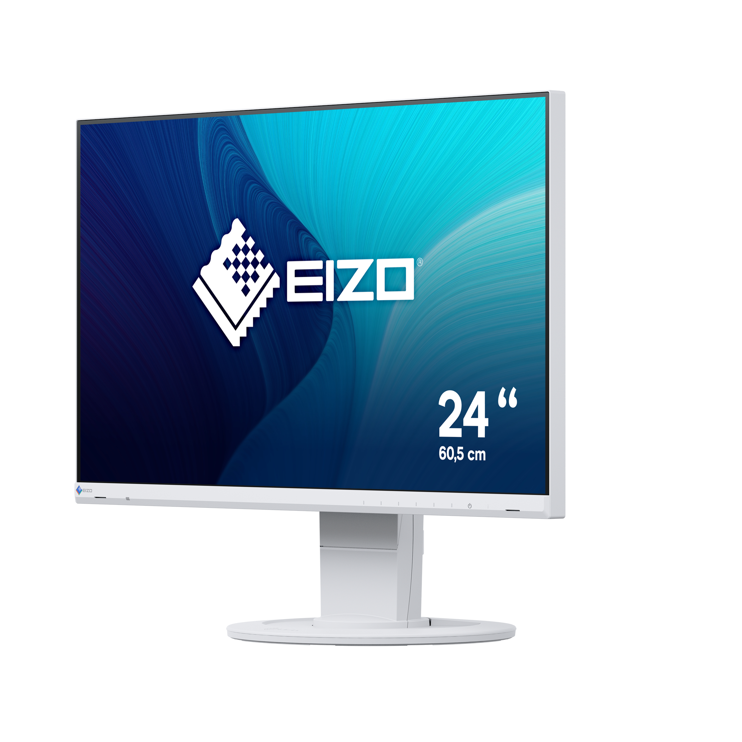 EIZO FlexScan 23,8" Full HD IPS-näyttö, USB-keskitin ja kaiuttimet, valkoinen näyttö - Image 2