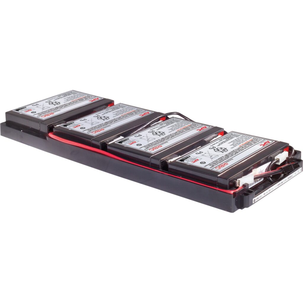 APC RBC34 lyijyakku 1U-telineasennukseen, SUA750RM1U ja SUA750RMI1U, UPS-vaihtoakku