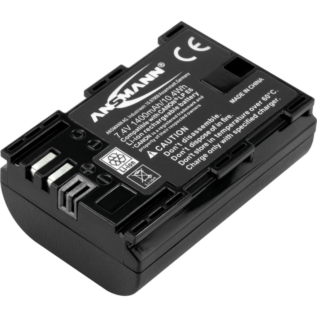 Ansmann A-Can LP-E6 1,4 Ah 7,4 V litiumioniakku kameran akku