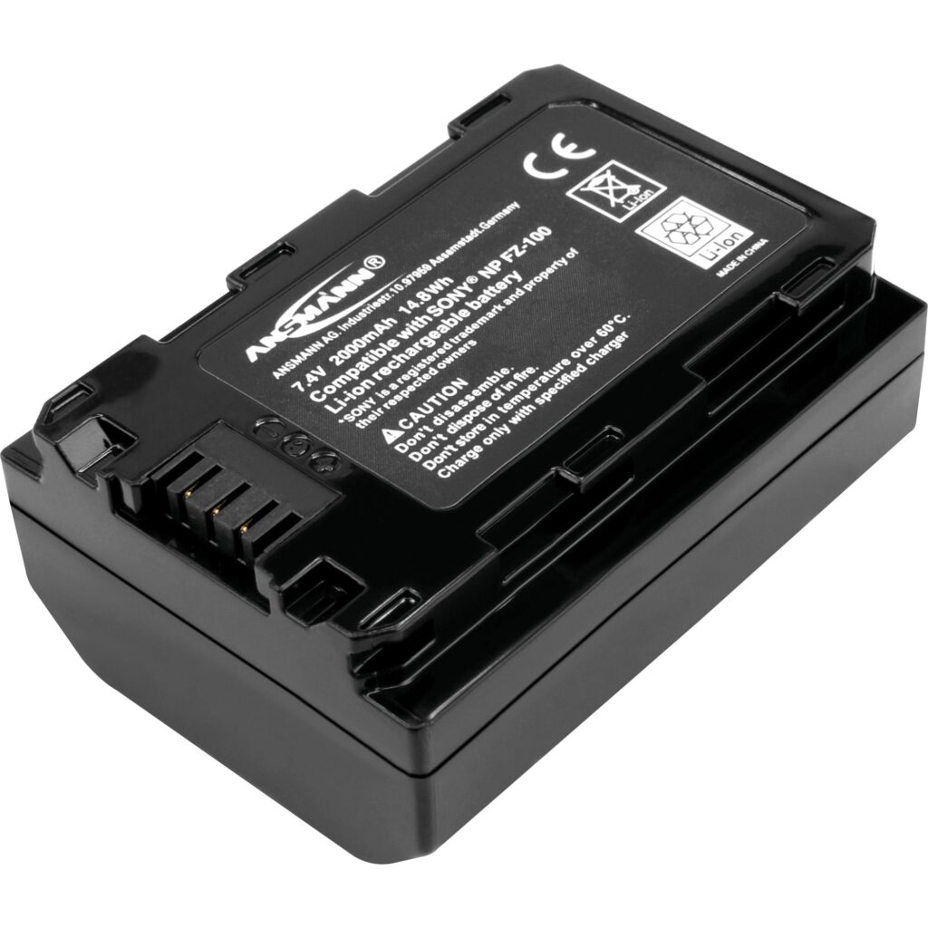 Ansmann A-Son NP FZ-100 2 Ah 7,4 V kameran akku