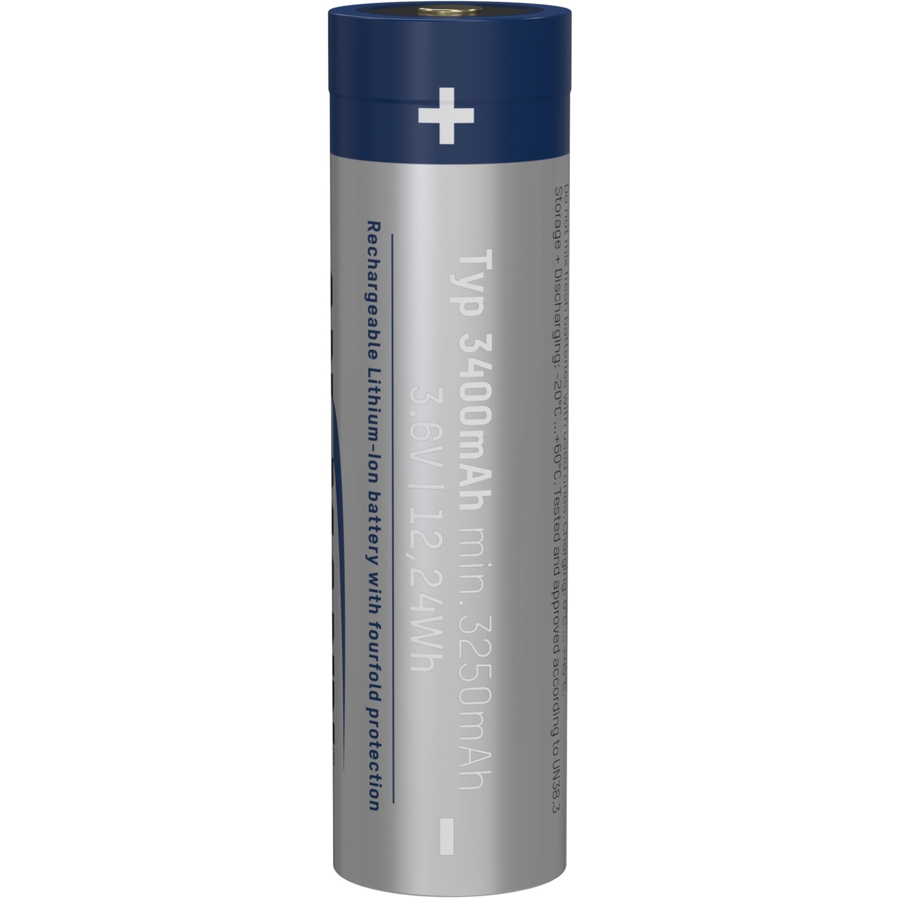 Ansmann 3,6 V 3 400 mAh Micro-USB-latauksella ladattava akku - Image 3