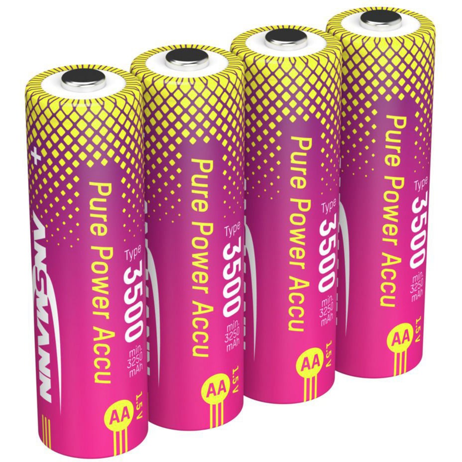 Ansmann Pure Power Li-Ion AA 3,5 Ah 4 kpl pakkaus akku