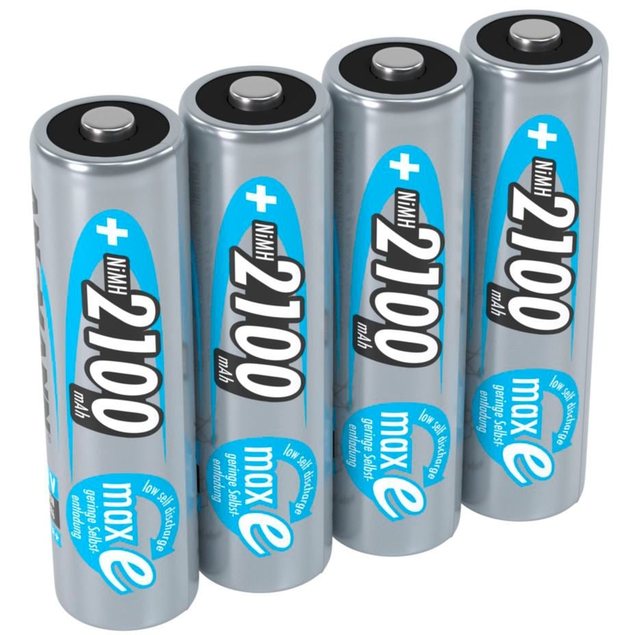Ansmann maxE 2100mAh NiMh 2,1 Ah AA 1,2 V ladattava akku