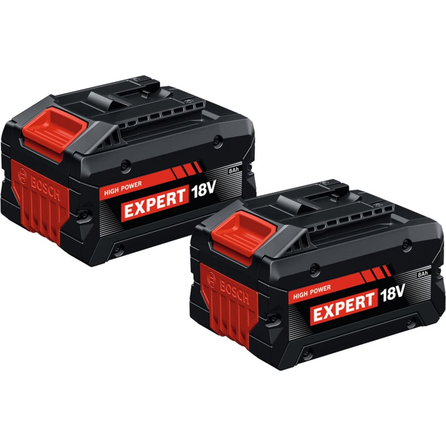 Bosch Professional Expert EXBA18V-80 18 V 8 Ah litiumioniakku, 2 kpl akkupaketti