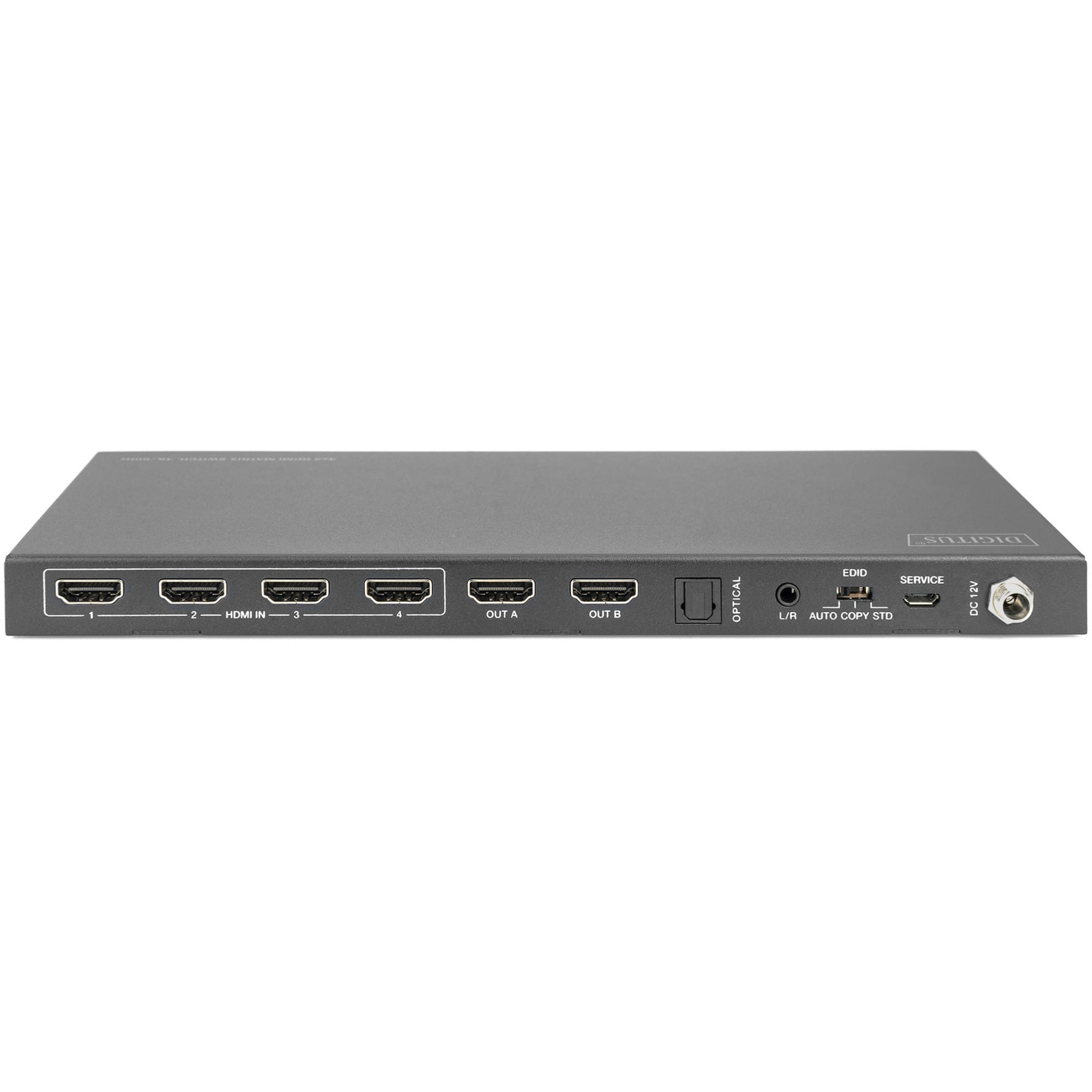 Digitus HDMI 2.0 4K/60Hz 4x2 18 Gbps HDMI-matriisikytkin - Image 5