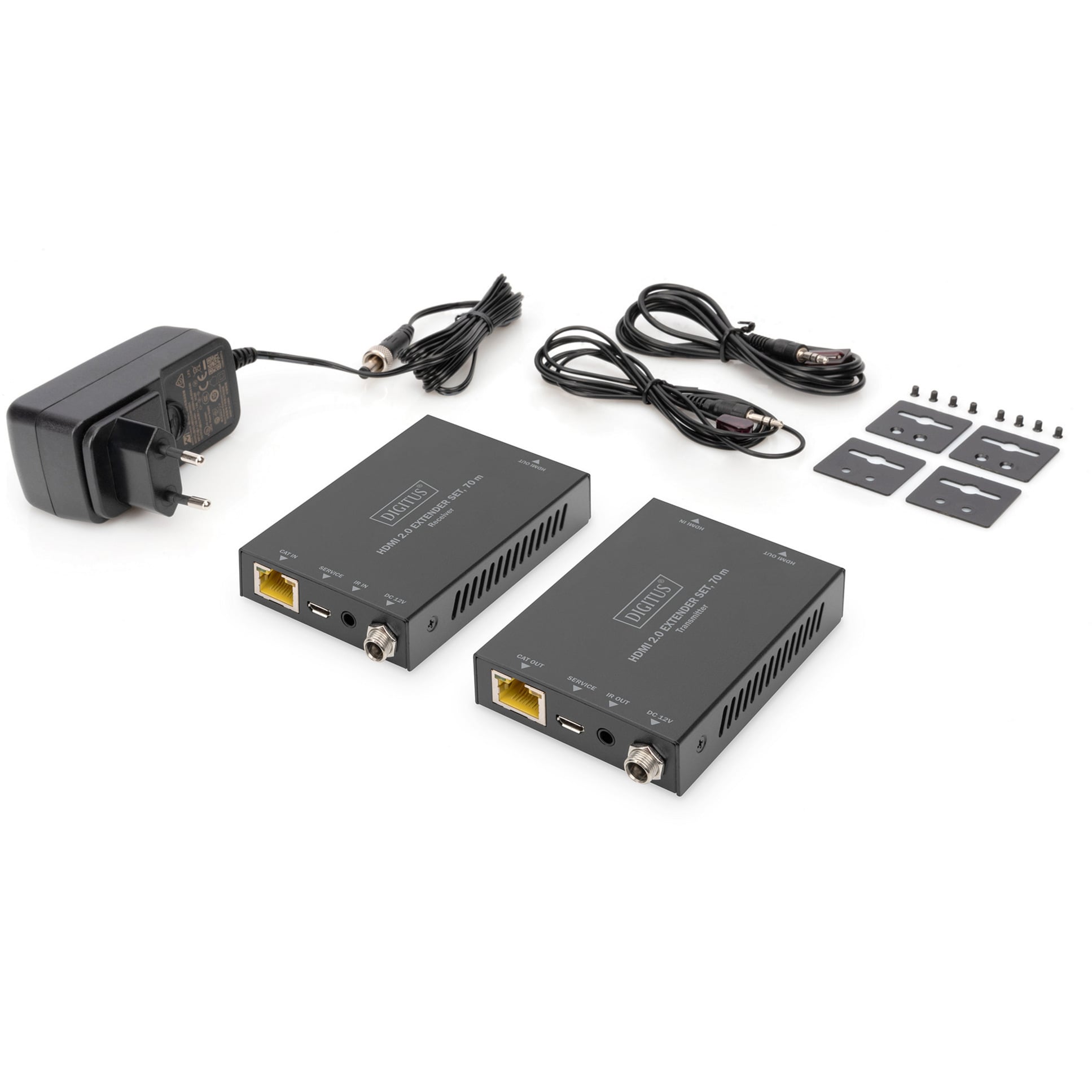Digitus HDMI 2.0 4K2K / 60 Hz, 70 m verkkokaapelilla HDMI-jatkosarja - Image 5