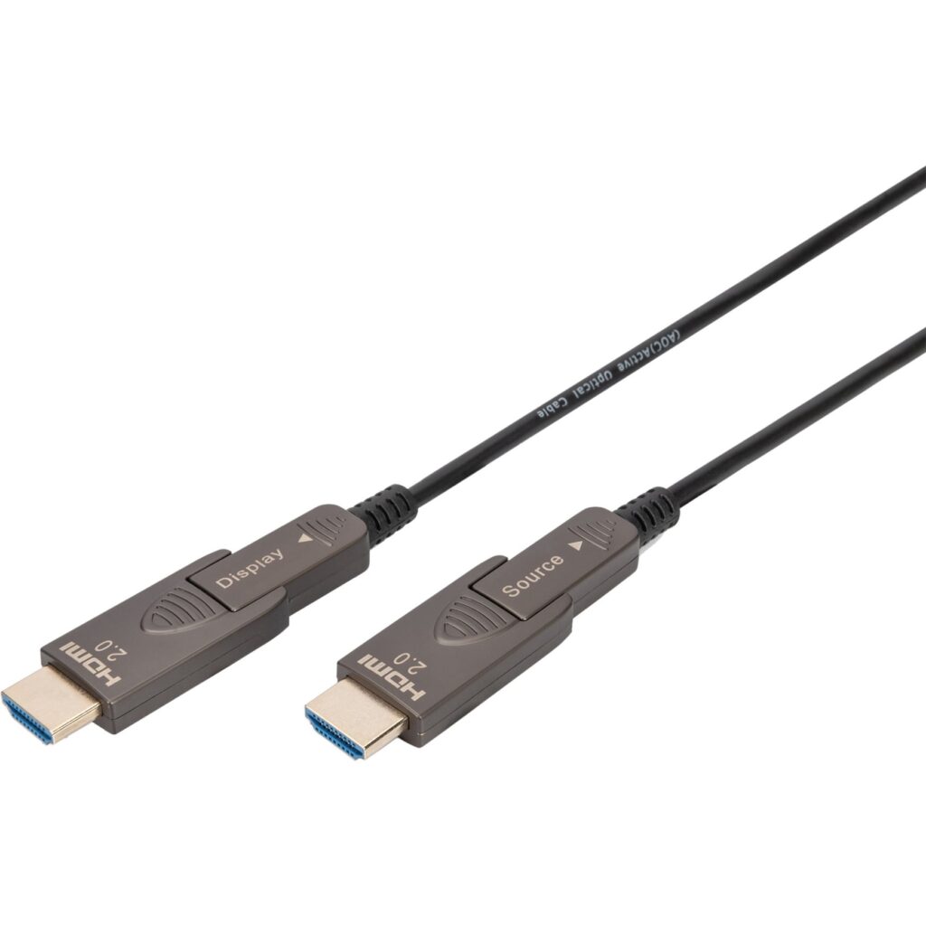 Digitus HDMI 2.0b 4K 60 Hz 20 m aktiivinen kuitukaapeli