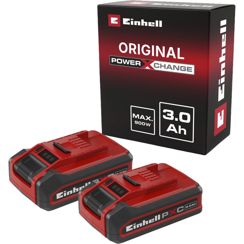 Einhell Power-X-Change Plus TWIN-PACK 18V 3,0Ah 2 x 18 V 3 Ah akkupakkaus