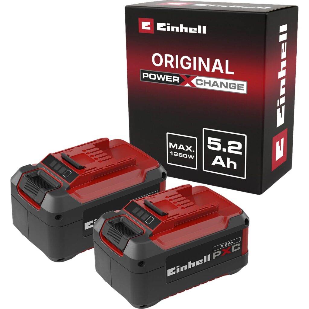 EINHELL Power-X-Change Plus TWIN-PACK 18V 5,2Ah 2 kpl 18 V 5,2 Ah akku