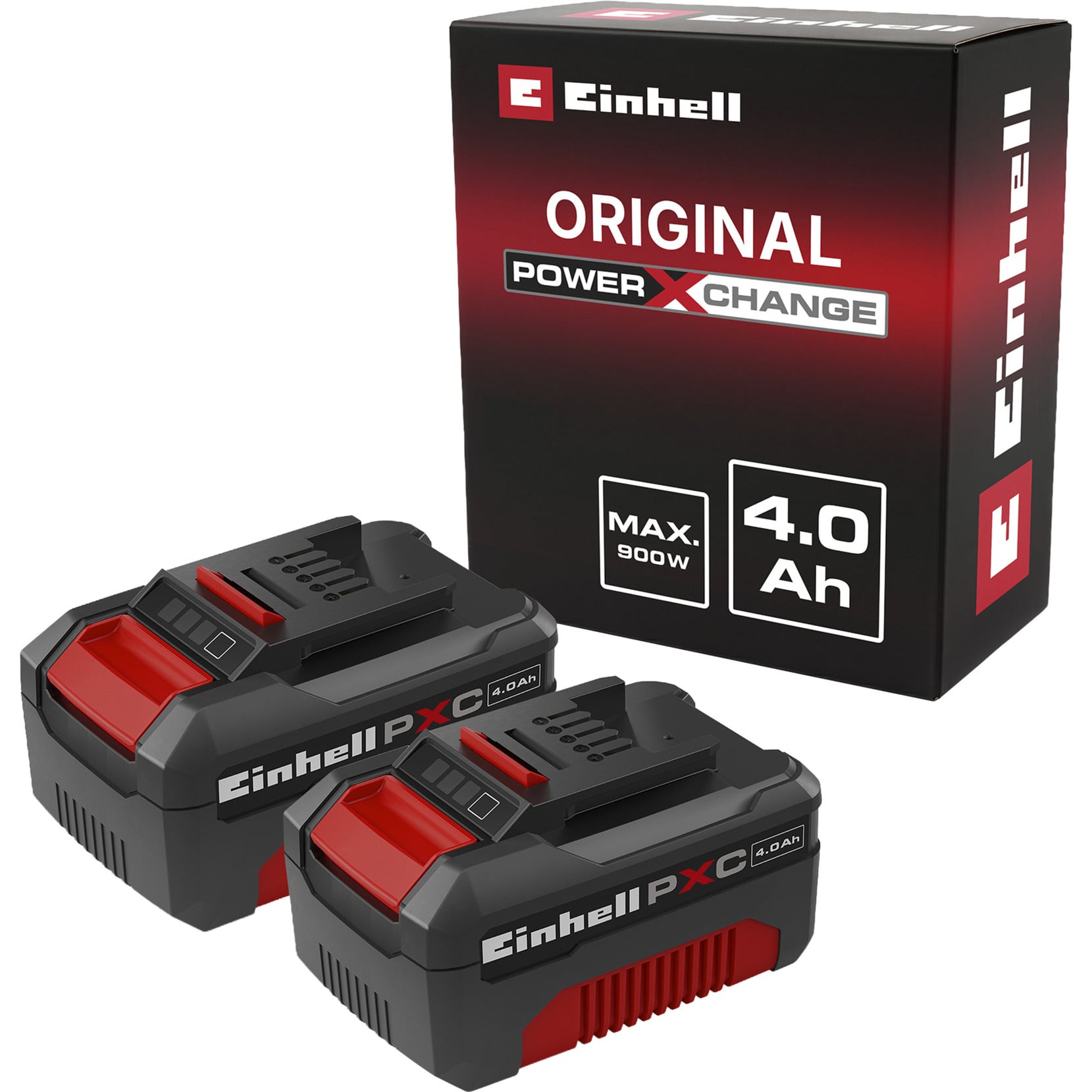 EINHELL Power-X-Change Twinpack 18 V 4,0 Ah 2 akkua 72 Wh akku - Image 2