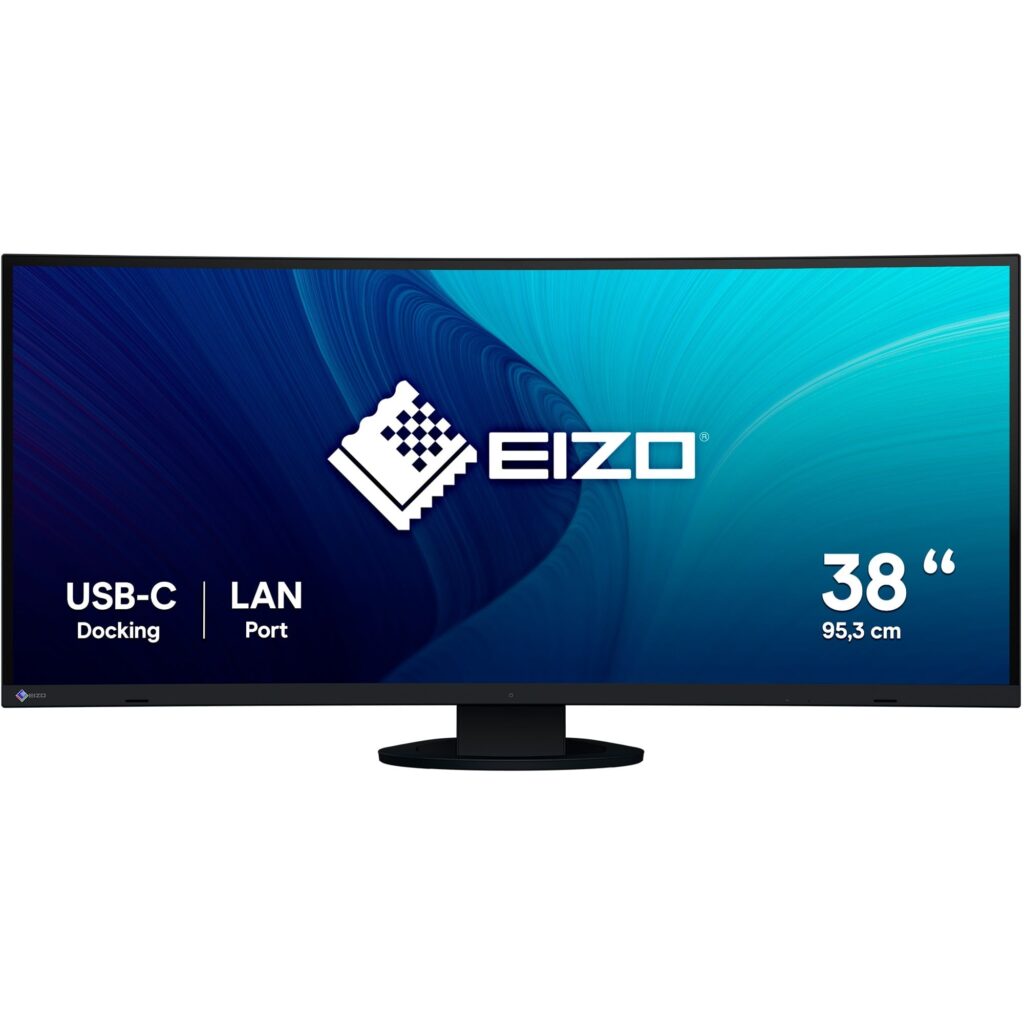 EIZO FlexScan 37,5" UltraWide QHD+ IPS USB-C 85 W kaareva näyttö