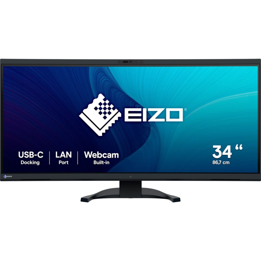 EIZO FlexScan 34,1" UWQHD IPS USB-C 94 W KVM-kytkin kaareva näyttö