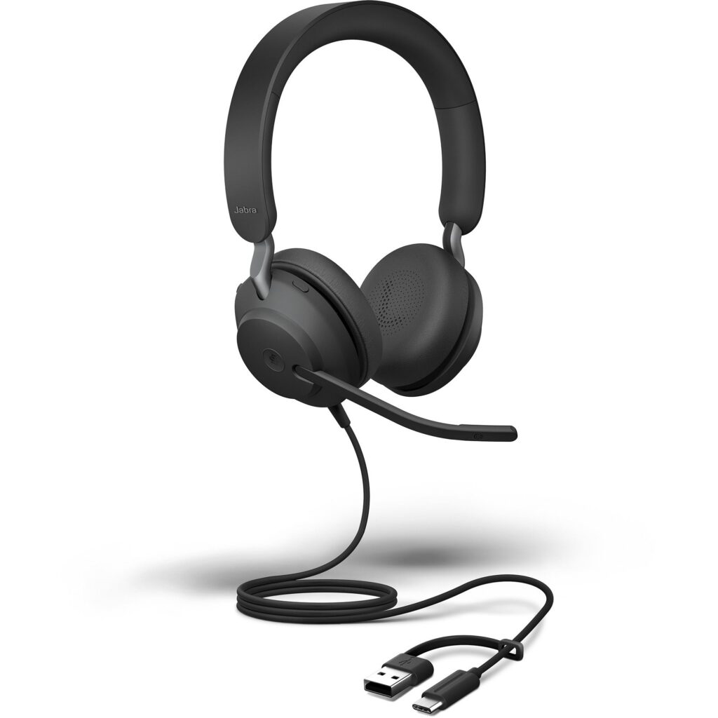 JABRA Evolve2 40 SE USB-C/A Microsoft Teams kuulokemikrofoni
