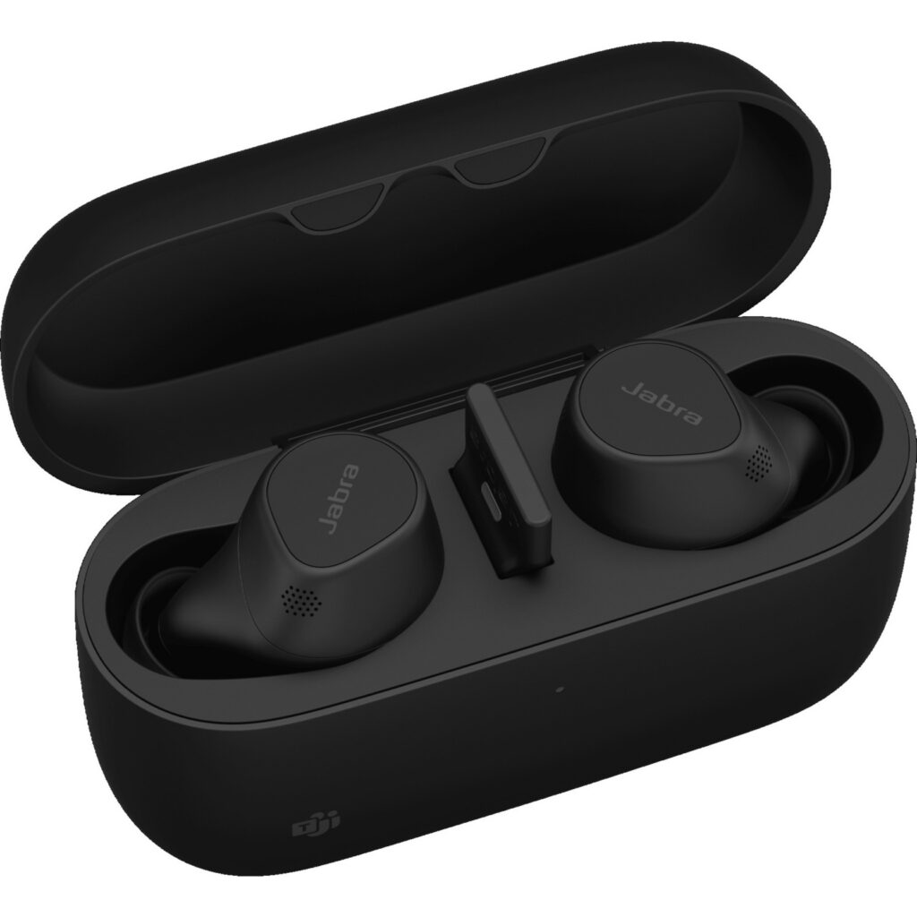 JABRA Evolve2 Buds MS, Link 390A nappikuuloke, IP57 kuulokemikrofoni
