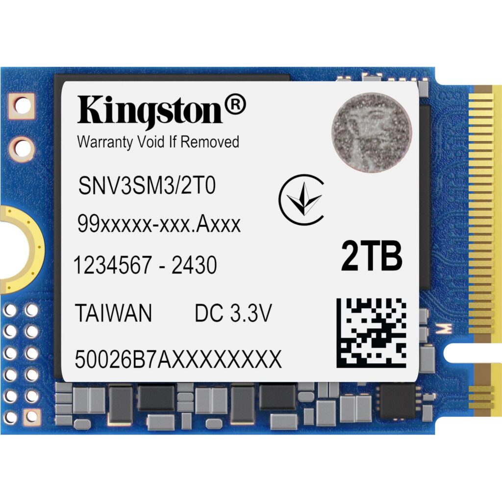 Kingston NV3 2 TB M.2 PCIe 4.0 SSD-levy