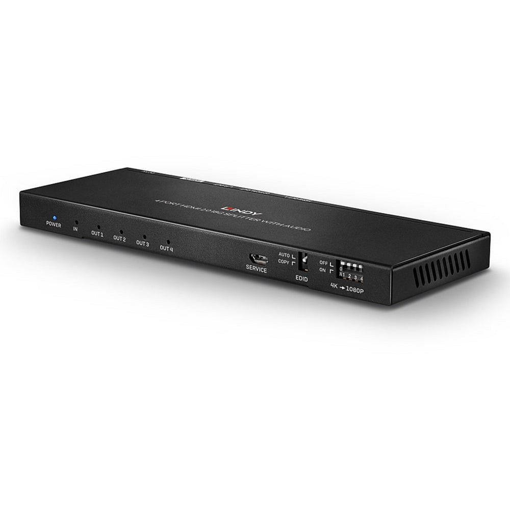 Lindy 4 Port HDMI 2.0 Splitter 4K 60 Hz HDMI-jakaja - Image 6