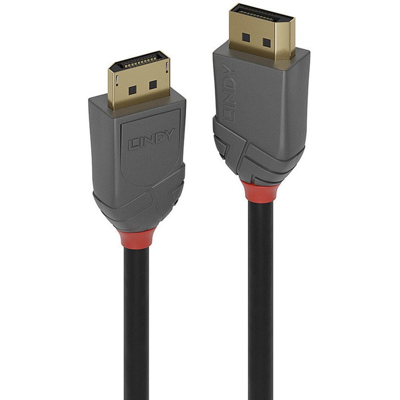 Lindy Anthra Line DisplayPort 1.4, 2 m, 32,4 Gbit/s, 8K-resoluutio -kaapeli