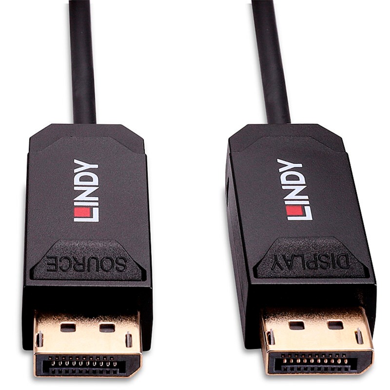 Lindy Fibre Optic Hybrid DisplayPort 2.0 UHBR10, 10 m, 40 Gbit/s -kaapeli - Image 6