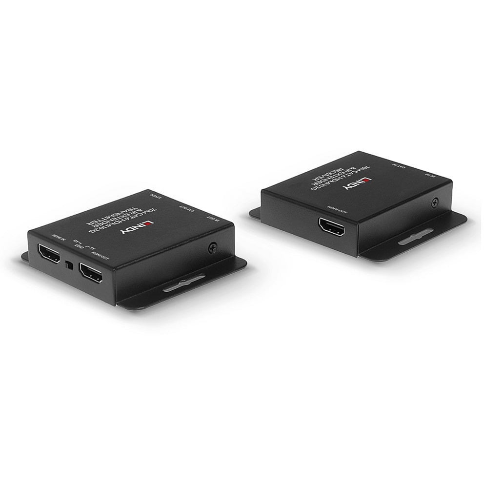 Lindy HDMI 4K30 Extender, 70m, Cat.6, PoC ja Loop Out, 70 m HDMI-jatkaja