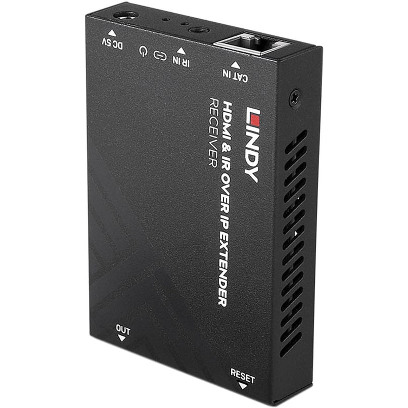 Lindy HDMI & IR over IP Receiver 1080p 60 Hz, 150 m vastaanotin