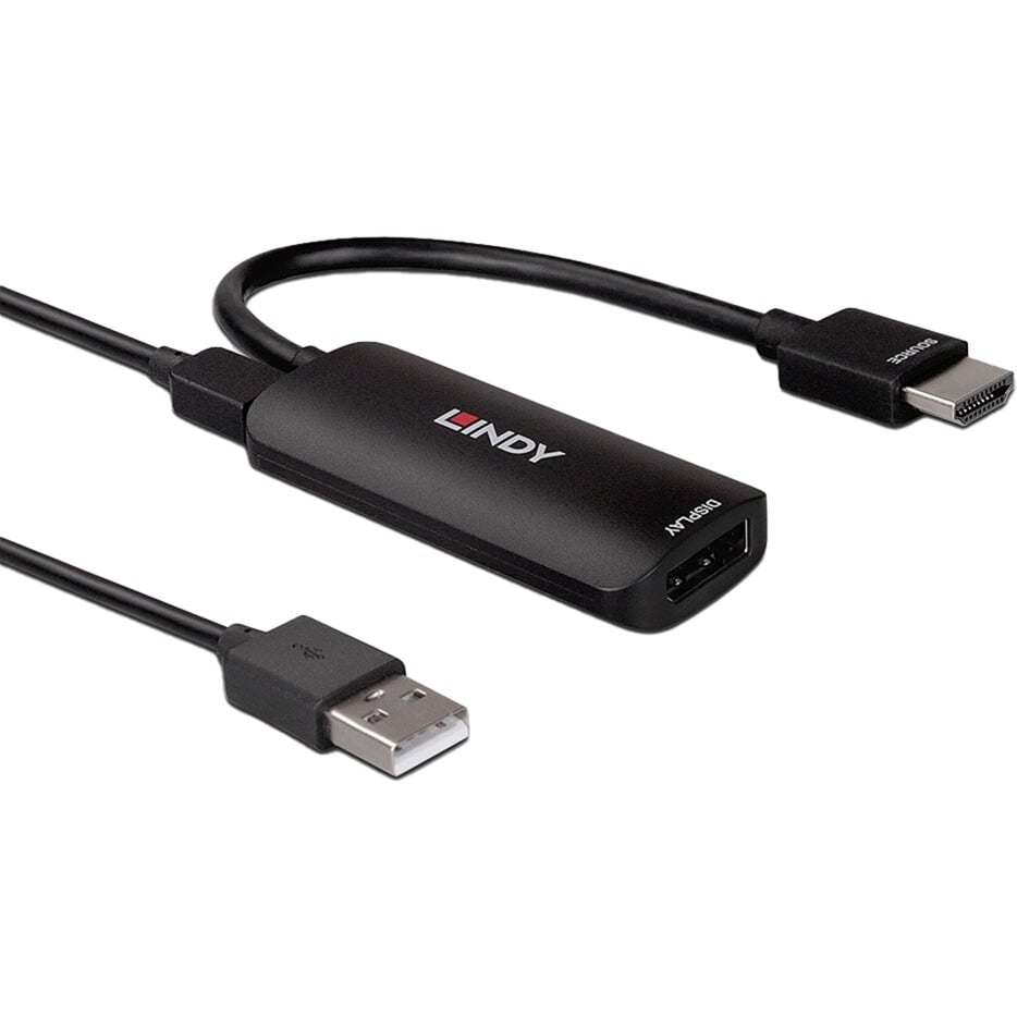 Lindy HDMI 8K60 to DisplayPort 1.4 Converter, 8K 60 Hz, aktiivinen, adapteri - Image 6