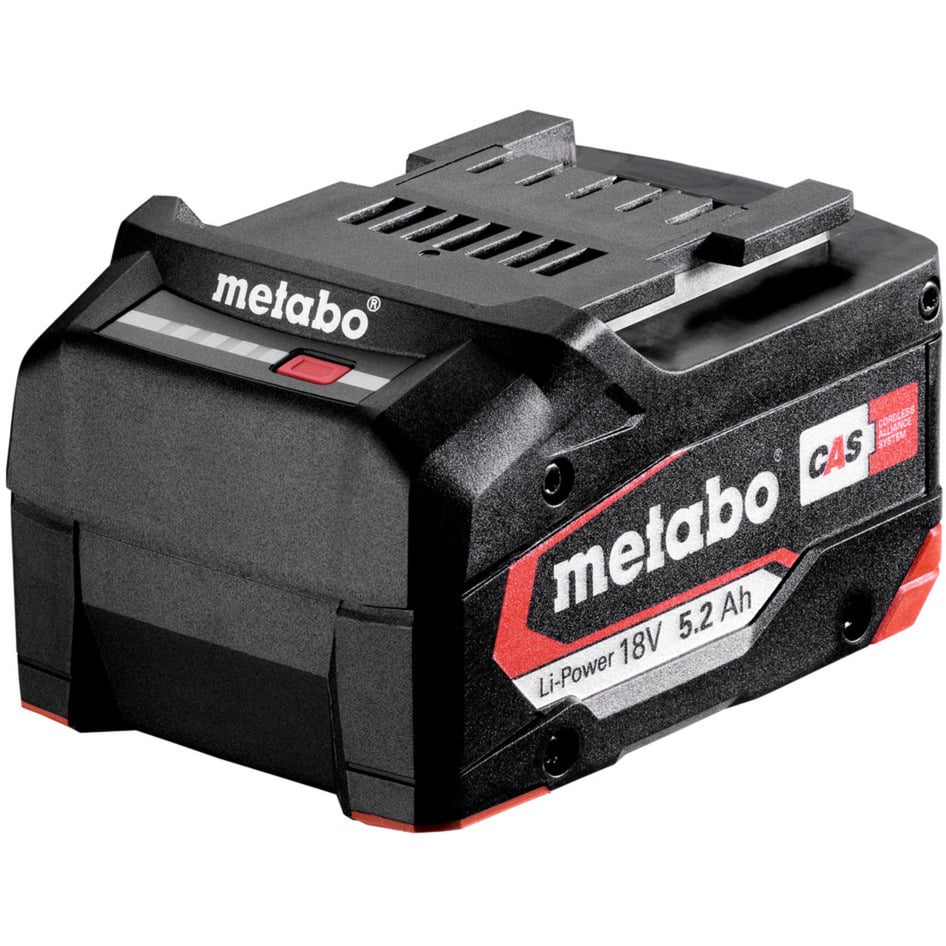 Metabo LiPOWER Akkupack 18 V 5,2 Ah litiumioniakku