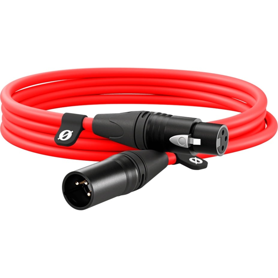 Rode Microphones Premium 3 m punainen XLR-mikrofonikaapeli
