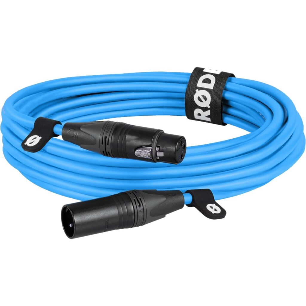 Rode Microphones Premium XLR-Kabel 6 m XLR 3-pin sininen kaapeli
