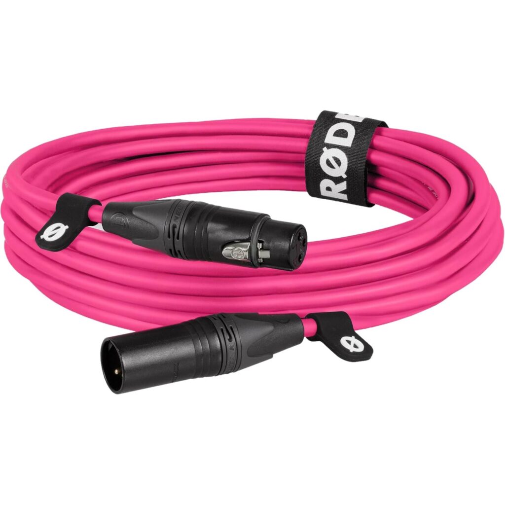 Rode Microphones Premium 6 m pinkki XLR-mikrofonikaapeli