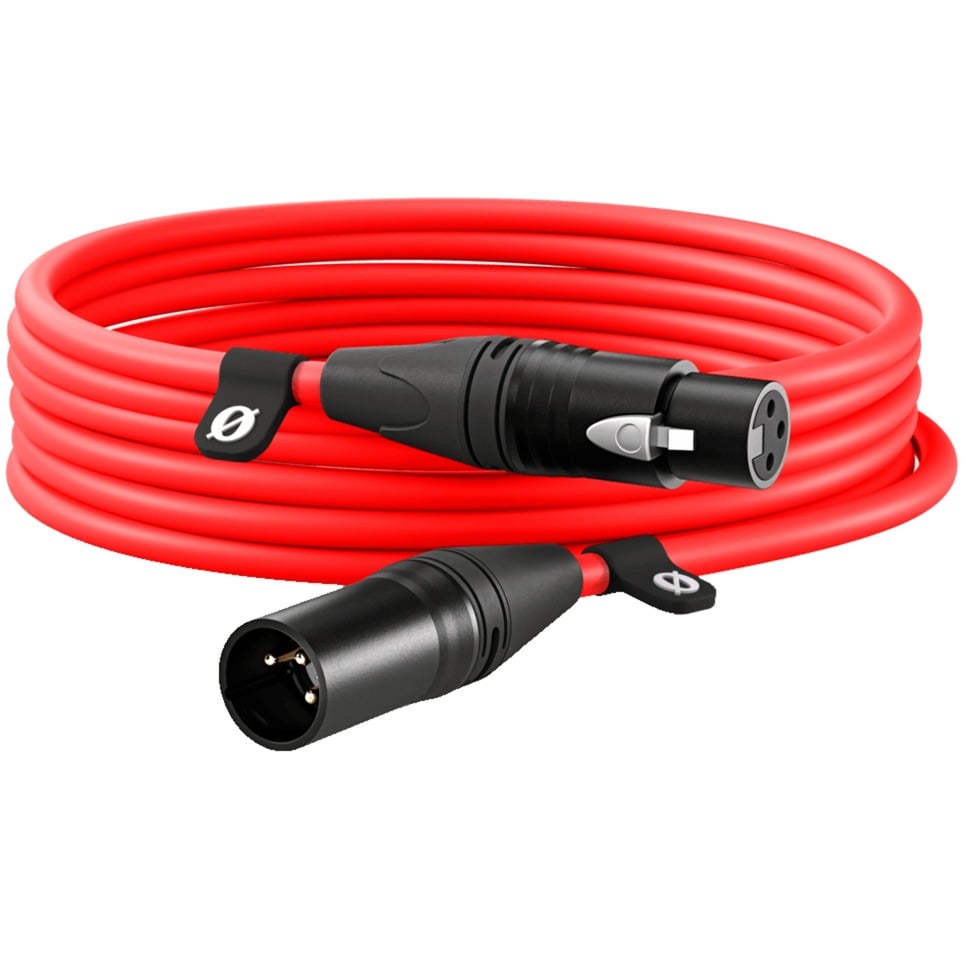 Rode Microphones Premium XLR-Kabel XLR 3-pin 6 m punainen kaapeli