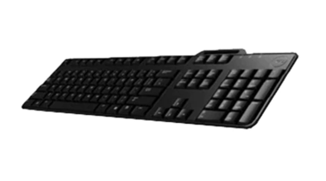 DELL Pro Smartcard Keyboard KB813 langallinen täysikokoinen älykortinlukijalla varustettu näppäimistö
