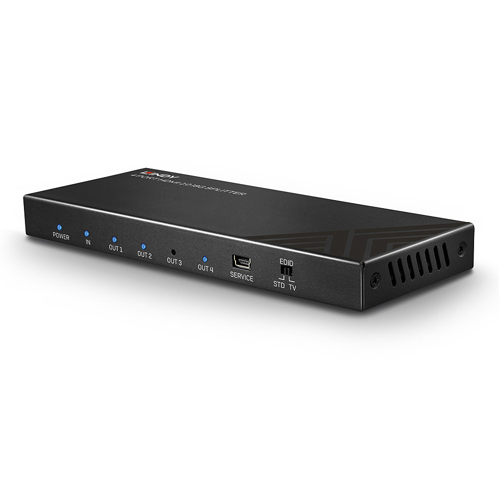 Lindy 4 Port HDMI 18G Splitter 4K 60 Hz HDCP 2.2 HDMI-jakaja - Image 2