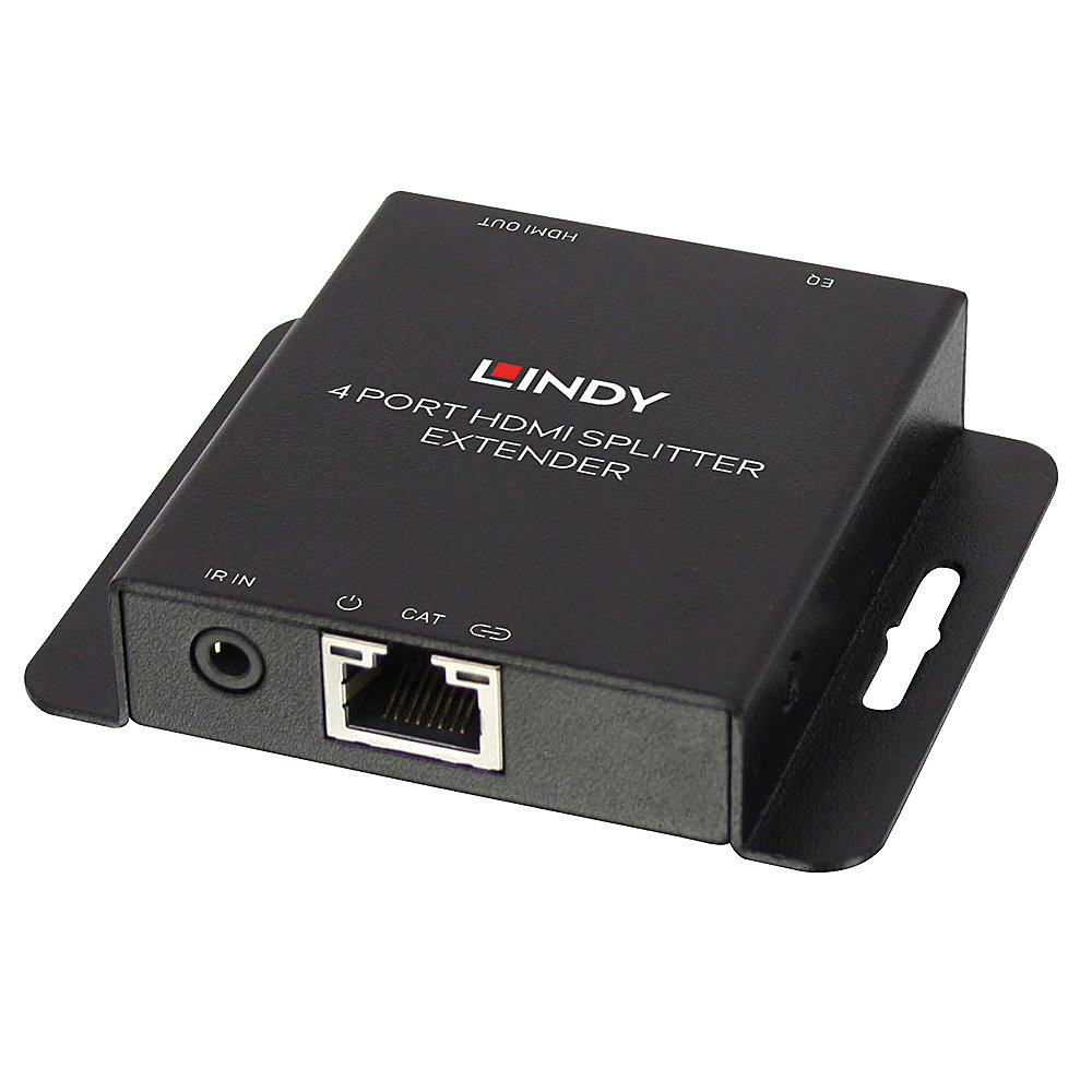 Lindy 4 Port HDMI & IR Splitter Extender, 4 porttia, Full HD, HDMI-jakaja - Image 8
