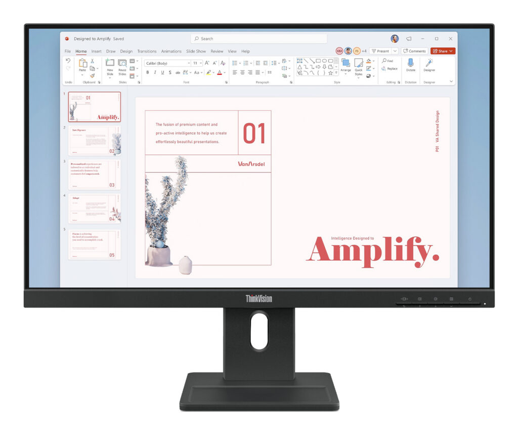 Lenovo E24-40 Monitor 23,8" IPS 100 Hz näyttö