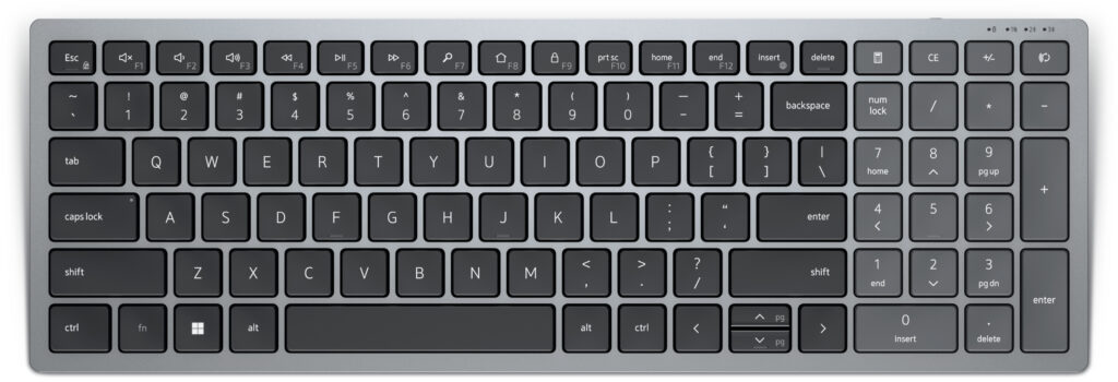DELL KB740 langaton Bluetooth ja RF, pohjoismainen QWERTY, näppäimistö