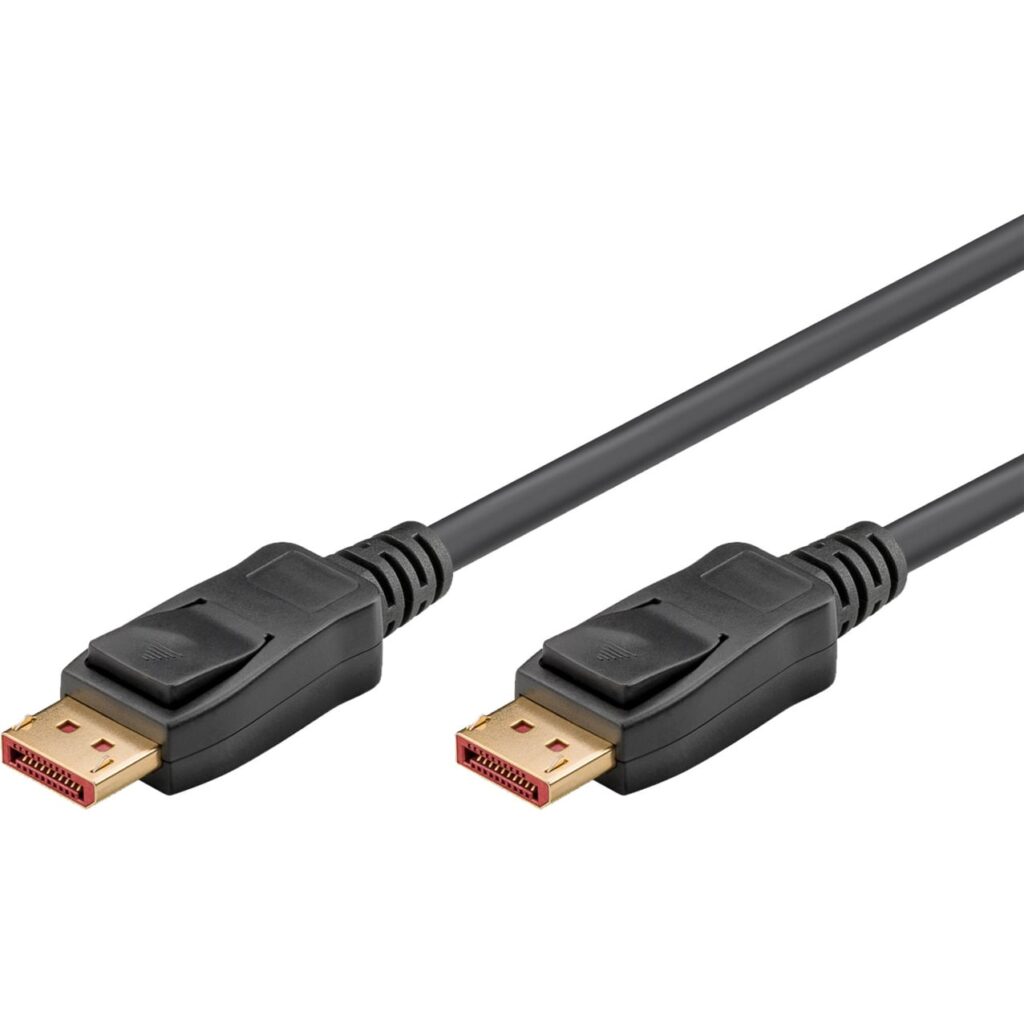 goobay DisplayPort 2.1 16K 60Hz 80 Gbit/s 1 m DisplayPort-kaapeli
